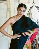 One-shoulder toga + Pant set