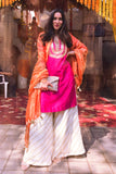Kurta, Palazzo & Dupatta Set - Kavvach 