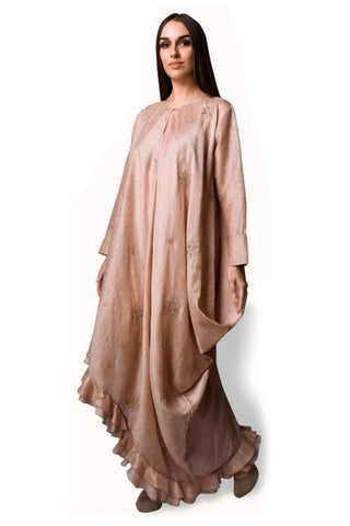 Embroidered High Low Tunic - Kavvach 