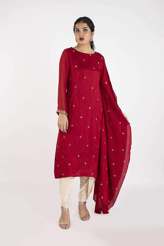 Drape Top & Pant Set - Kavvach 