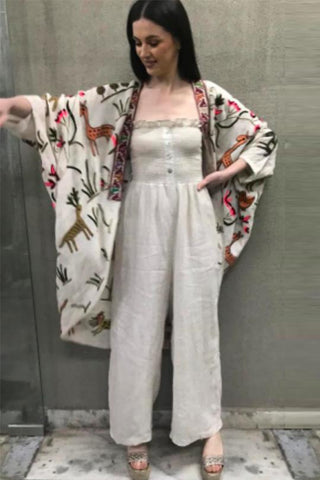 Jump Suit with Cape - Kavvach 