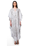 White Linen Kaftan - Kavvach 