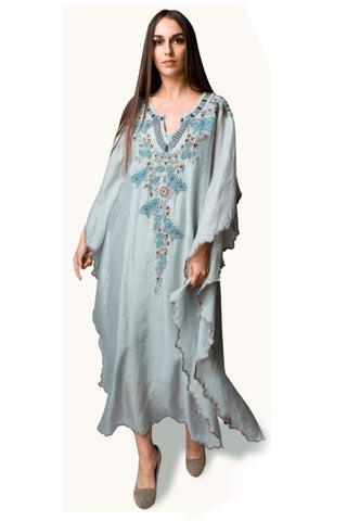 Sky Blue Kaftan - Kavvach 