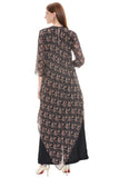 Asymmetrical Kurta with Palazzo Set - Kavvach 