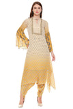 Printed Kurta with Dhoti Pant - Kavvach 
