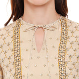 Printed Kurta with Dhoti Pant - Kavvach 