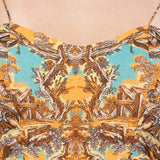 Mustard Yellow Bustier & Pants Set - Kavvach 