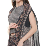 Printed Palazzo Set - Kavvach 