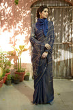 Shimmer Ggt Embroidered Saree With Scarf