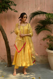 Paneled Anarkali With 3d Emboidery - Kavvach 