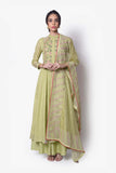 Shoulder Yoke Anarkali Embroidery - Kavvach 