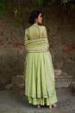 Shoulder Yoke Anarkali Embroidery - Kavvach 