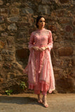 Assymetrical Anarkali With 3d Embroidery - Kavvach 