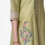 Princess Tunic With 3d Embroidery