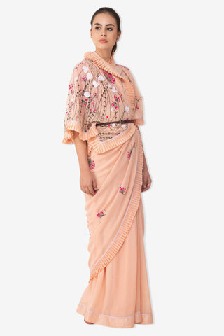 Scattered Floral Saree - Kavvach 