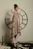 Beige Embroidered Jacket Set - Kavvach 