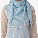 Cotton Jute Floral Tunic - Kavvach 