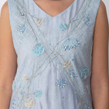 Paneled Tunic With Dupatta - Kavvach 