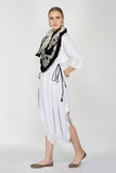 Dhoti Jumpsuit With Scarf - Kavvach 
