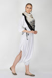 Dhoti Jumpsuit With Scarf - Kavvach 