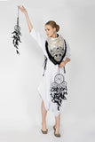 Dhoti Jumpsuit With Scarf - Kavvach 