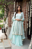 Baby Blue Anarkali - Kavvach 