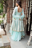 Baby Blue Anarkali - Kavvach 