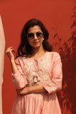 Pink Pure Cotton-tunic & Trousers Set - Kavvach 