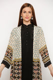 Pin-Tuck Kurta and Palazzo with Jacket Set - Kavvach 
