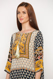 Printed Kurta with Mirror work Set - Kavvach 