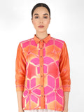 Kaleidoscope High Low Shirt - Kavvach 