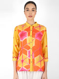 Kaleidoscope High Low Shirt - Kavvach 
