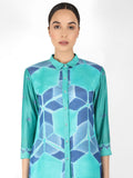 Kaleidoscope High Low Shirt - Kavvach 