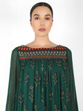 Forest Bohemian Yoke Dress - Kavvach 