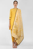 Marble Print Summer Garden Dupatta with Tunic - Kavvach 