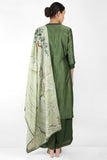 Marble Print Summer Garden Dupatta with Tunic - Kavvach 