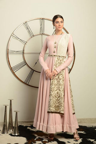 Pastel Pink Gown - Kavvach 