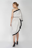 One Shoulder Asymmetrical Dress - Kavvach 