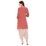 Printed Kurta & Dhoti Pant Set - Kavvach 