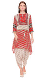 Printed Kurta & Dhoti Pant Set - Kavvach 