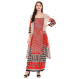 Printed Jumpsuit with Jacket - Kavvach 