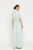 Mint Green Drape Dress - Kavvach 