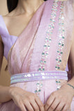 Lavender Embroidered Belt - Kavvach 