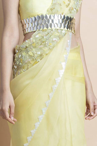 Golden Embroidered Belt - Kavvach 