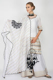 White Chanderi Sharara Set - Kavvach 