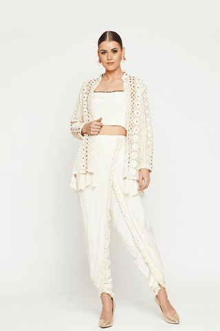 White Three-Piece Set - Kavvach 