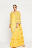 Yellow Saree - Kavvach 
