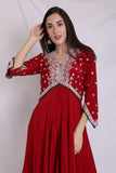 Embellished Jacket with Dhoti Pants - Kavvach 